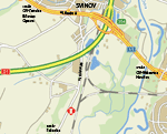 mapa Ostrava - Svinov